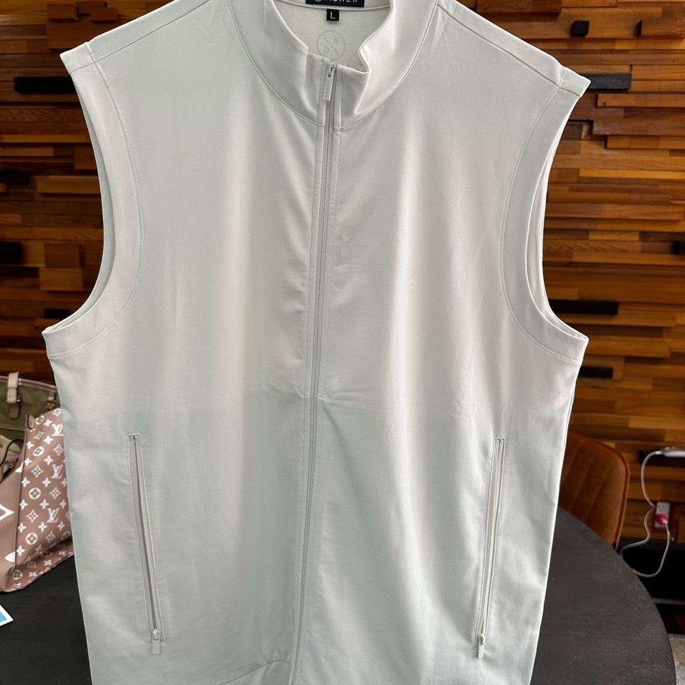 Men's Asher White Vest